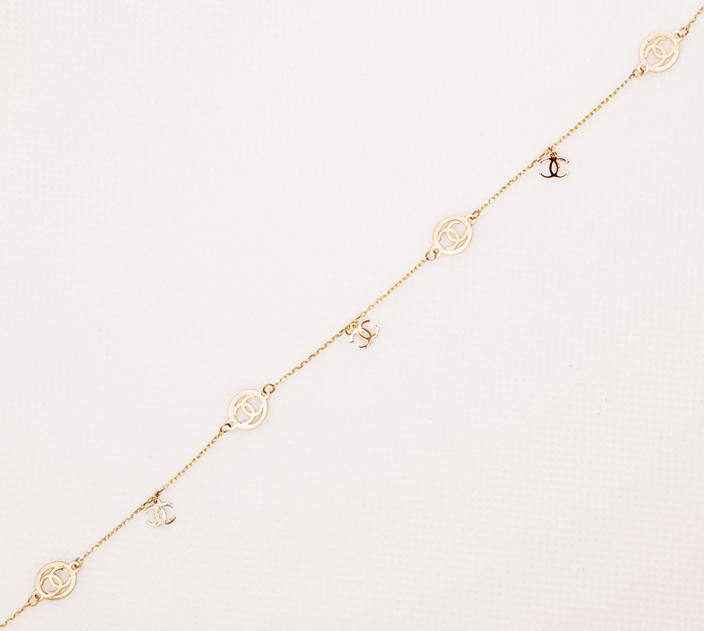 دستبند طلای 18 عیار مدل لیزری کد 94