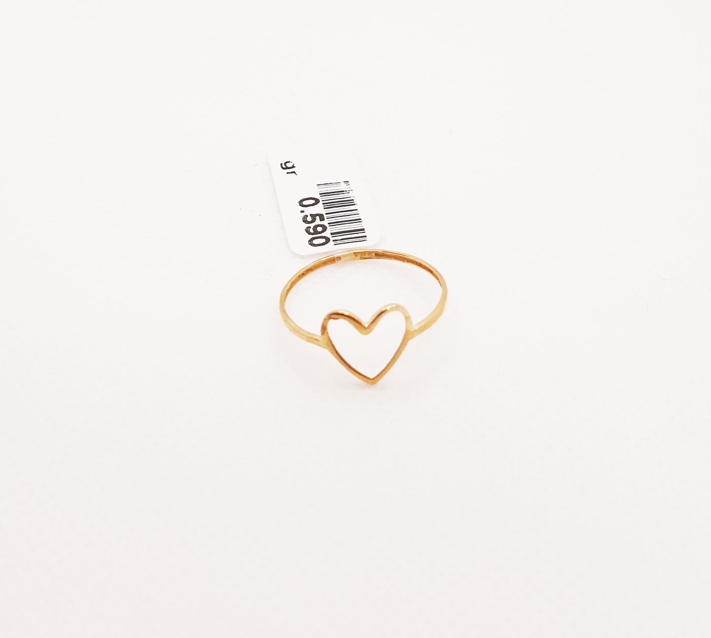 انگشتر طلای ۱۸ عیار مدل مینیمال کد 40