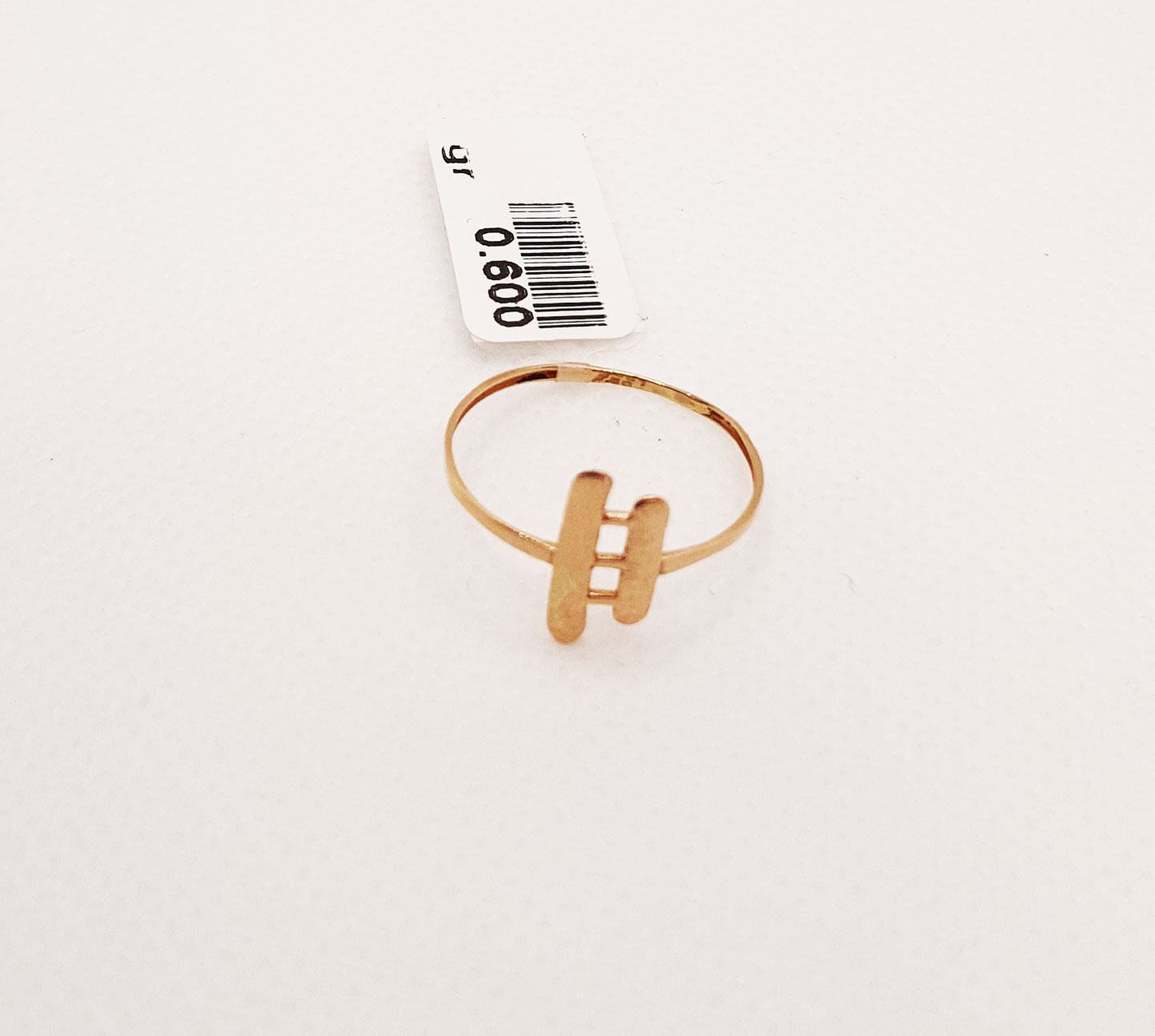 انگشتر طلای ۱۸ عیار مدل مینیمال کد 36