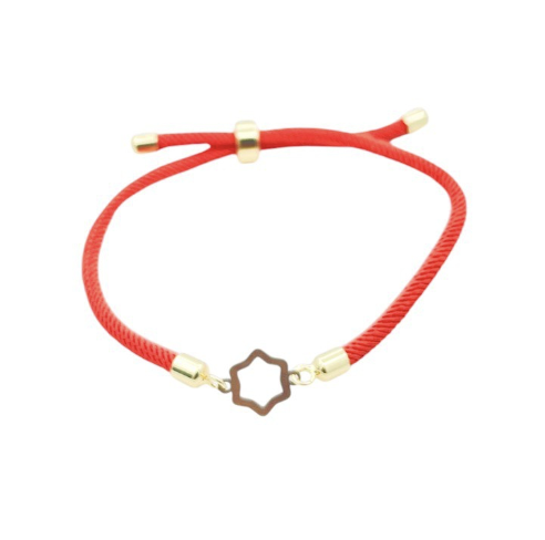 دستبند طلای 18 عیار بند ابریشمی کد DP149