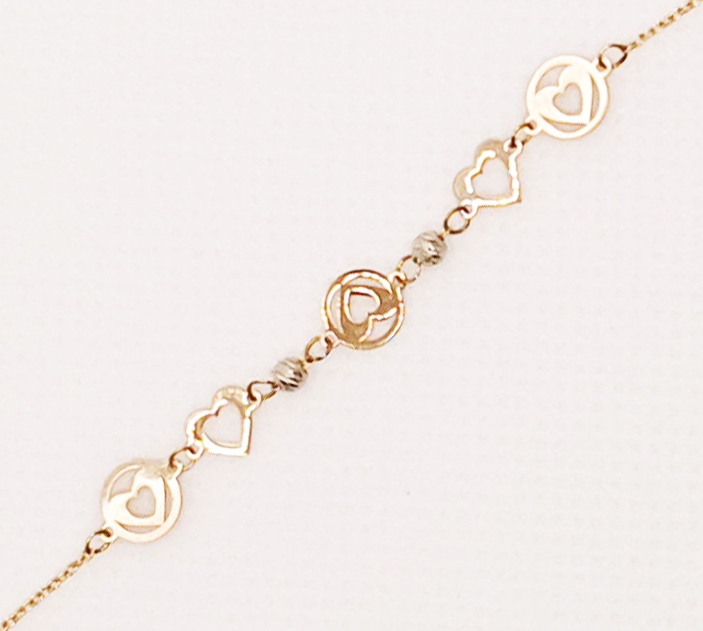 دستبند طلای 18 عیار مدل لیزری کد 91