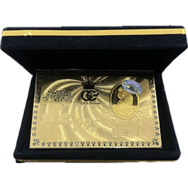 سکه شمش طلا ۲۴ عیار مدل گلد کرون 400 سوتی