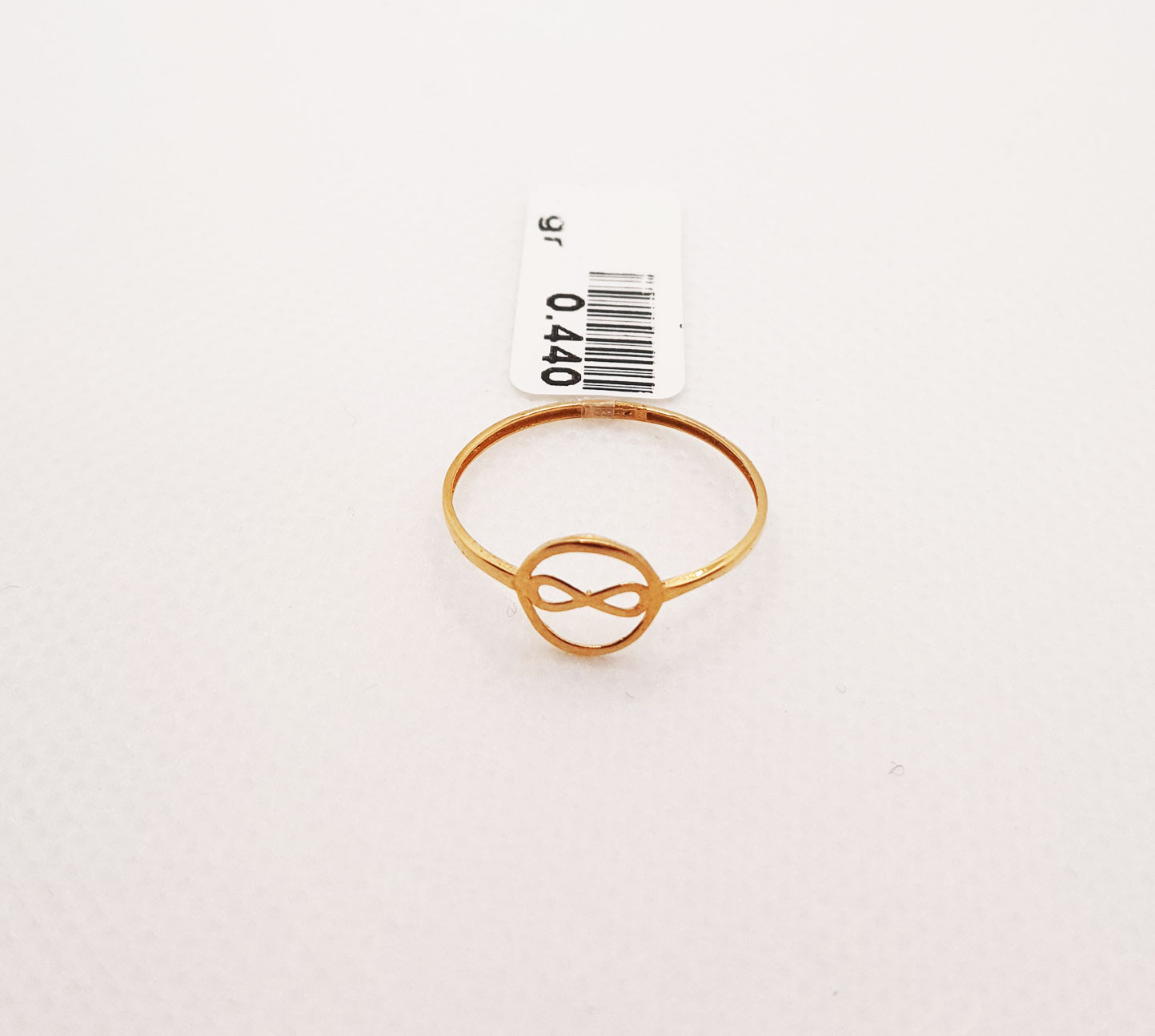 انگشتر طلای ۱۸ عیار مدل مینیمال کد 34