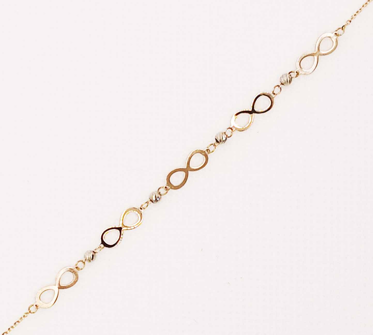 دستبند طلای 18 عیار مدل لیزری کد 83