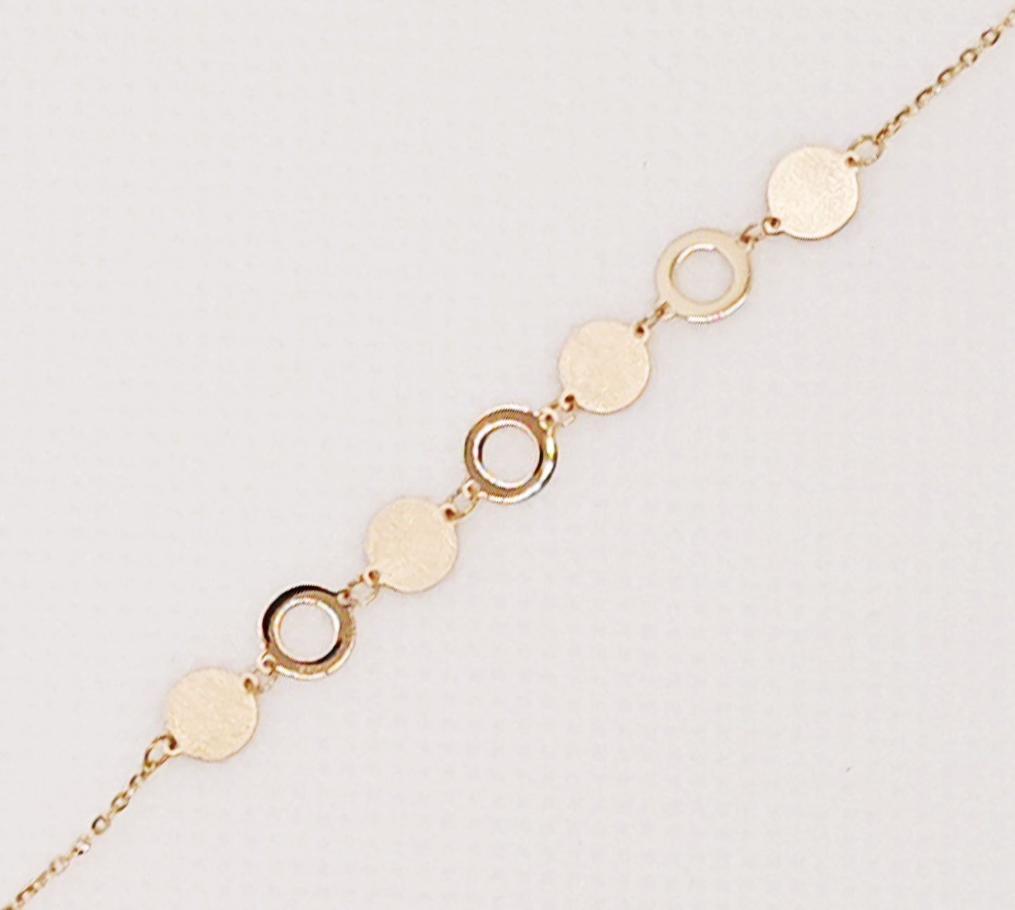 دستبند طلای 18 عیار مدل لیزری کد 88