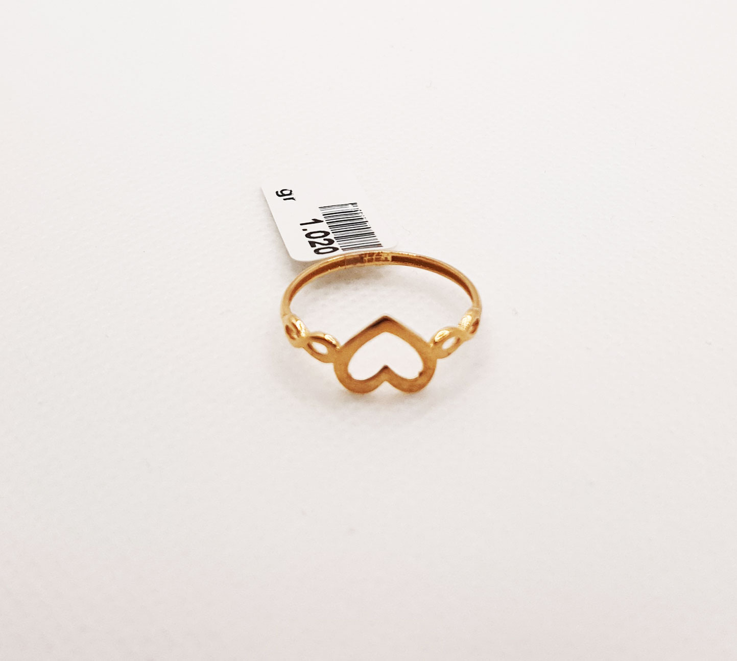 انگشتر طلای ۱۸ عیار مدل مینیمال کد 31