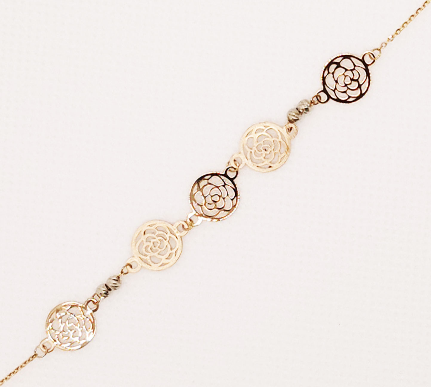 دستبند طلای 18 عیار مدل لیزری کد 97